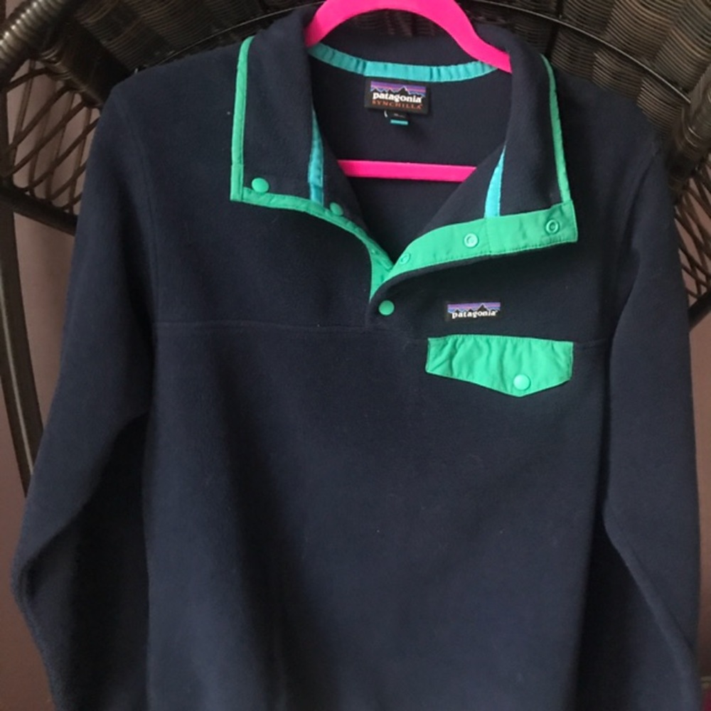 WOMENS SIZE M PATAGONIA SNAP-T FLEECE PULLOVER